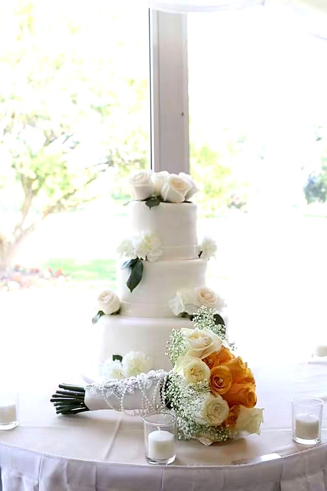 Apricot & Ivory Garden Tent